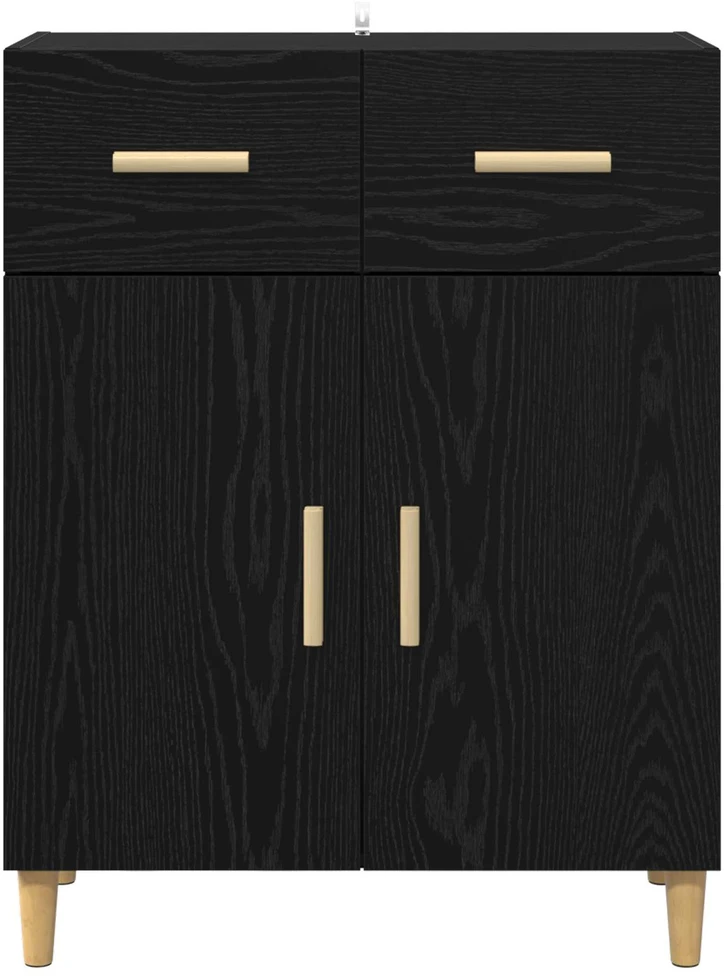 Kabalas juoda ąžuolo 34 x 69.5 x 89 cm Apdirbta mediena