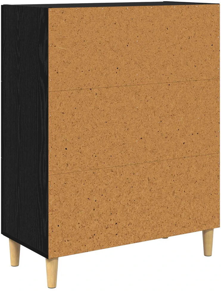 Kabalas juoda ąžuolo 34 x 69.5 x 90 cm Apdirbta mediena