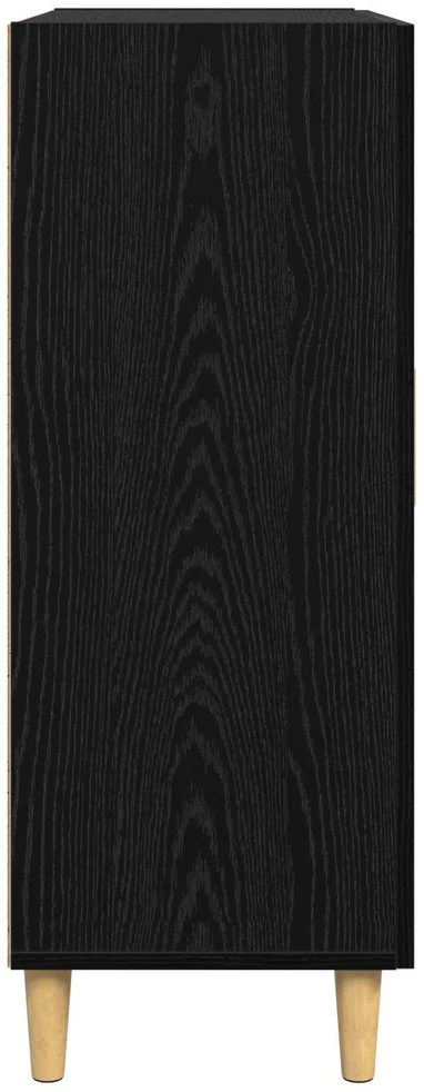 Kabalas juoda ąžuolo 34 x 69.5 x 90 cm Apdirbta mediena
