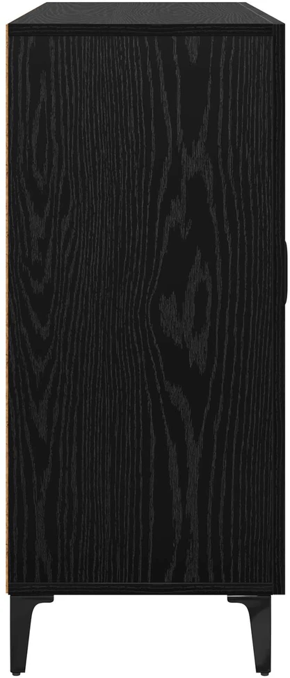 Kabalas juoda ąžuolo 34 x 90 x 80 cm Apdirbta mediena