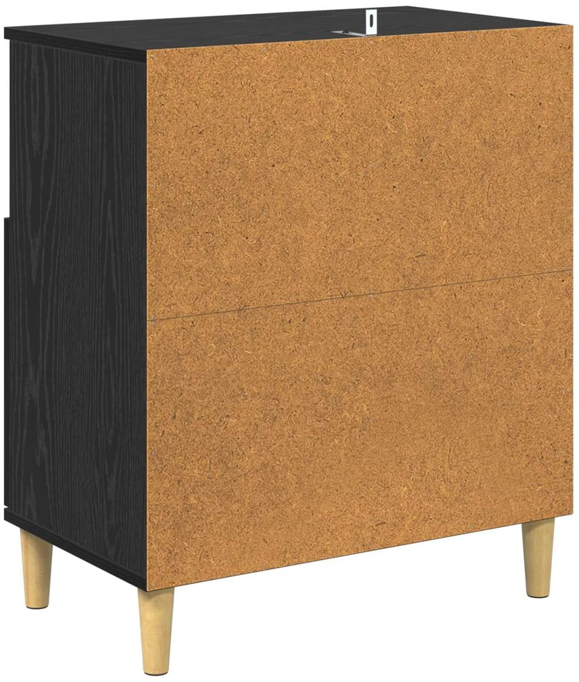 Kabalas juoda ąžuolo 35 x 60 x 70 cm Apdirbta mediena