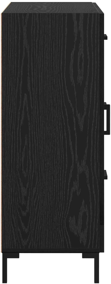 Kabalas juoda ąžuolo 69.5 x 34 x 90 cm Apdirbta mediena