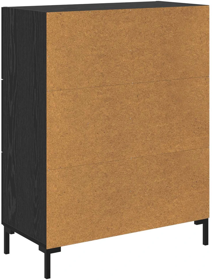Kabalas juoda ąžuolo 69.5 x 34 x 90 cm Apdirbta mediena