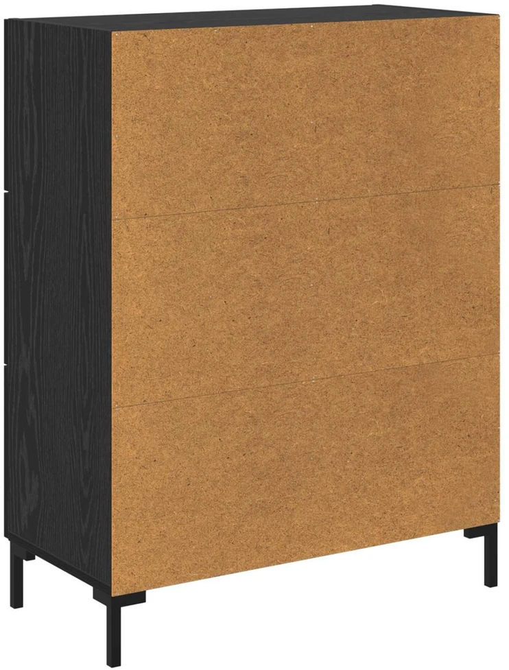 Kabalas juoda ąžuolo 69.5 x 34 x 90 cm Apdirbta mediena
