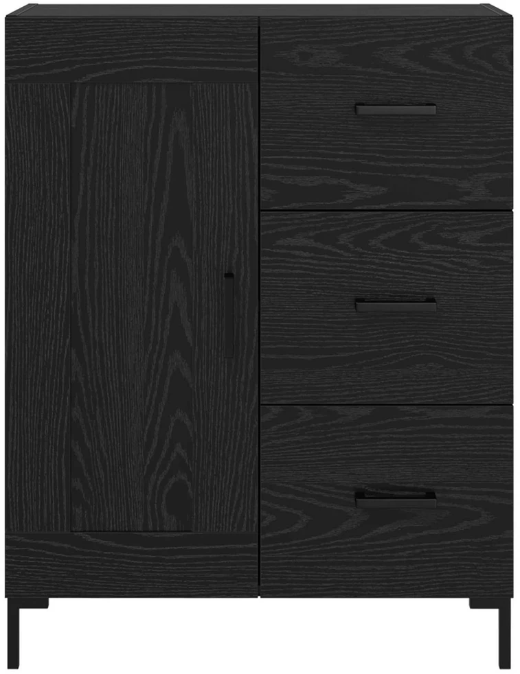 Kabalas juoda ąžuolo 69.5 x 34 x 90 cm Apdirbta mediena