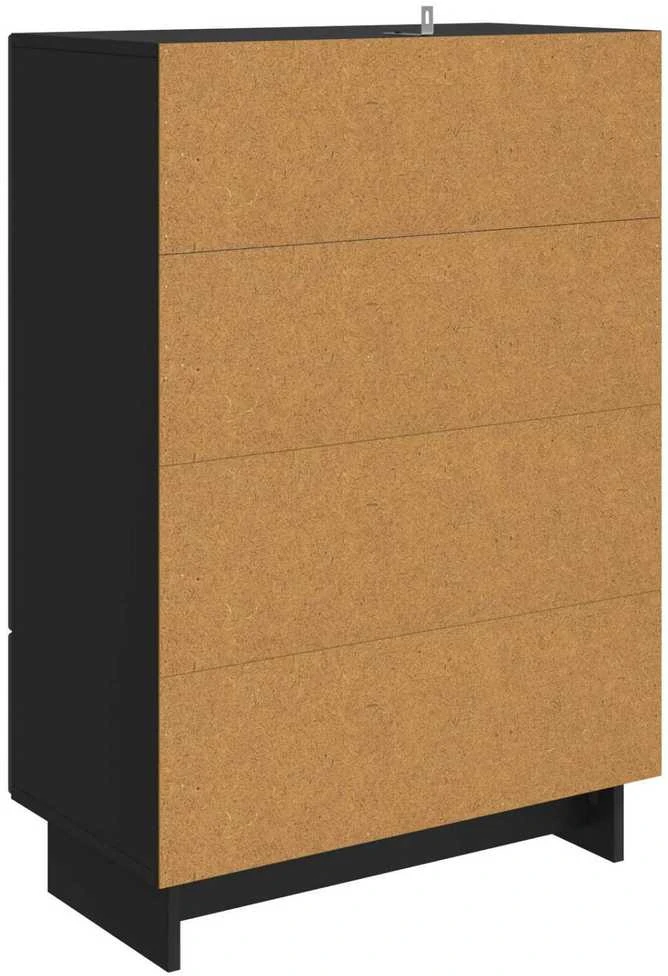 Kabalas Juodas 66 x 34,5 x 95 cm Dirbtinė mediena