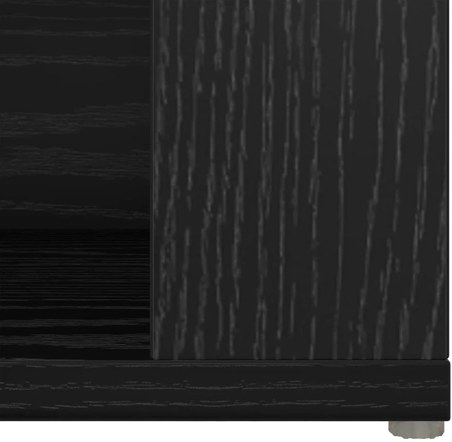 Kabalas Juodas ąžuolas 100 x 30 x 59,5 cm Apdirbta mediena