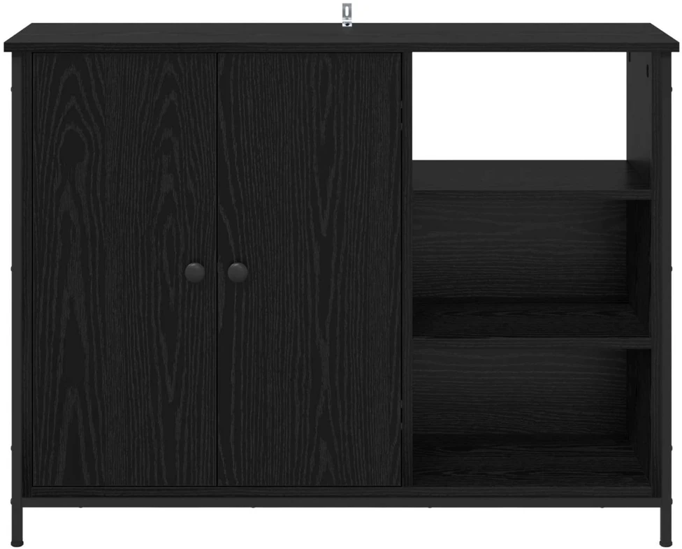 Kabalas Juodas ąžuolas 100 x 33 x 75 cm Apdirbta mediena