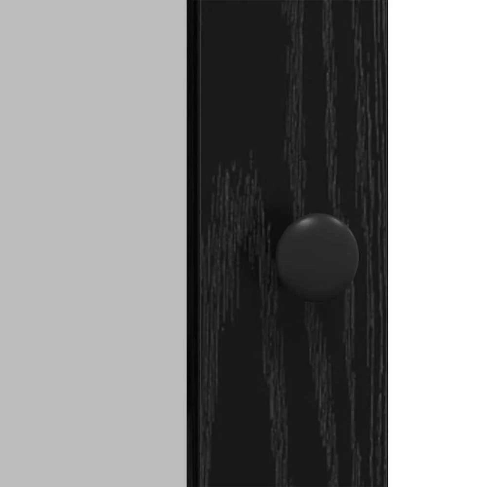Kabalas Juodas ąžuolas 100 x 35 x 80 cm Apdirbta mediena