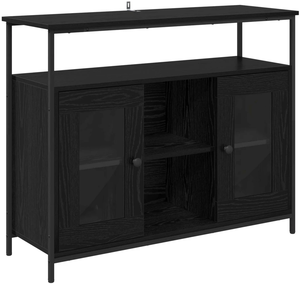Kabalas Juodas ąžuolas 100 x 35 x 80 cm Apdirbta mediena
