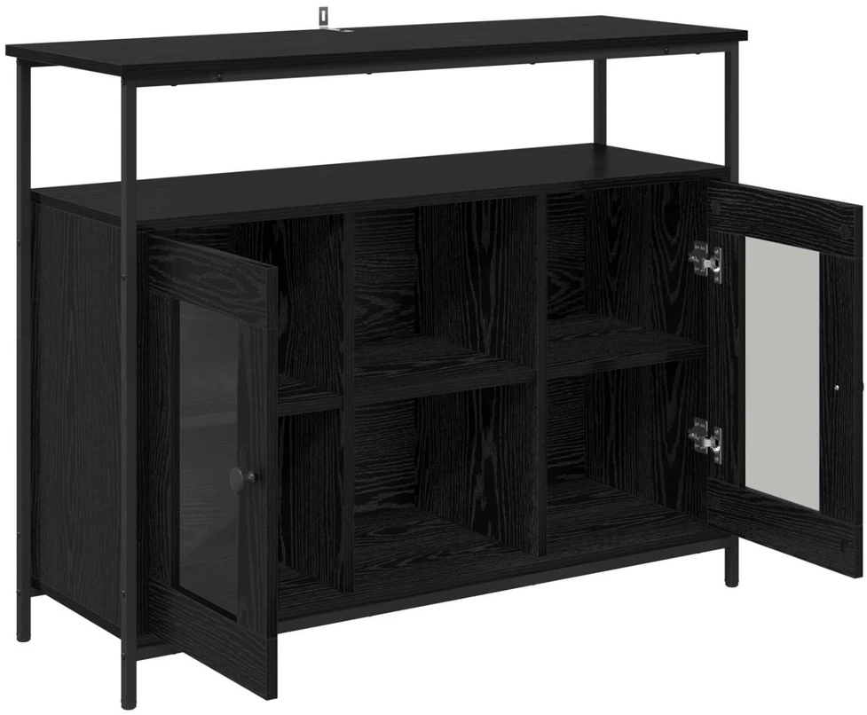 Kabalas Juodas ąžuolas 100 x 35 x 80 cm Apdirbta mediena