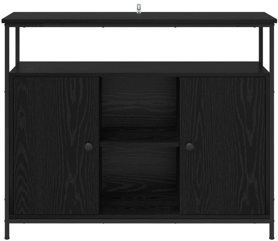 Kabalas Juodas ąžuolas 100 x 35 x 80 cm Apdirbta mediena