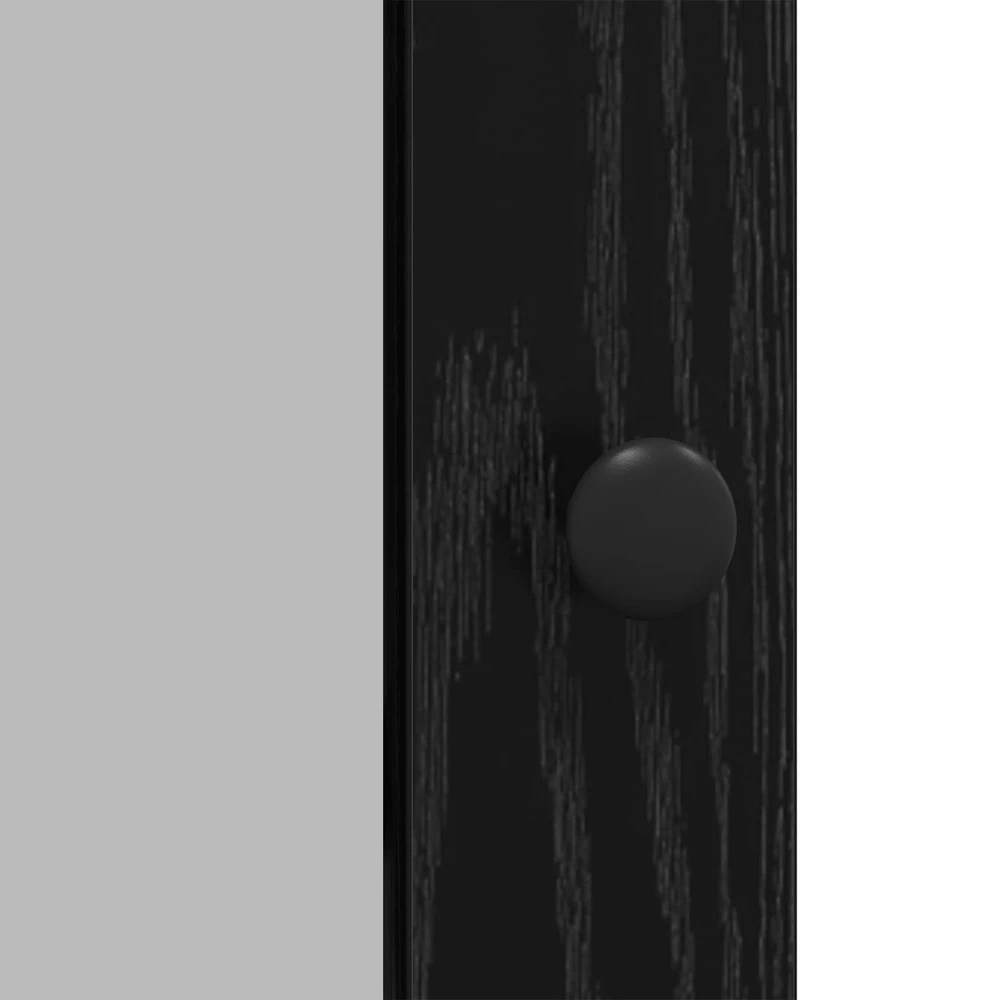 Kabalas Juodas ąžuolas 100 x 35 x 80 cm Apdirbta mediena