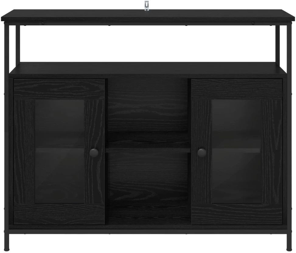 Kabalas Juodas ąžuolas 100 x 35 x 80 cm Apdirbta mediena