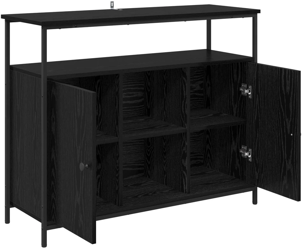 Kabalas Juodas ąžuolas 100 x 35 x 80 cm Apdirbta mediena