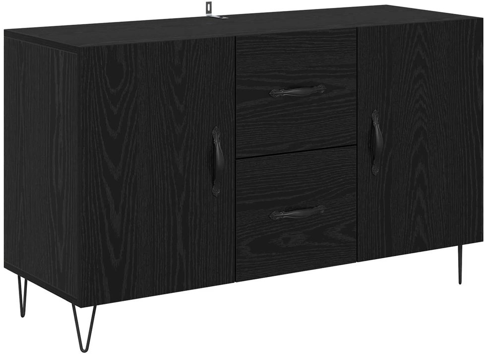 Kabalas Juodas ąžuolas 100 x 36 x 60 cm Apdirbta mediena