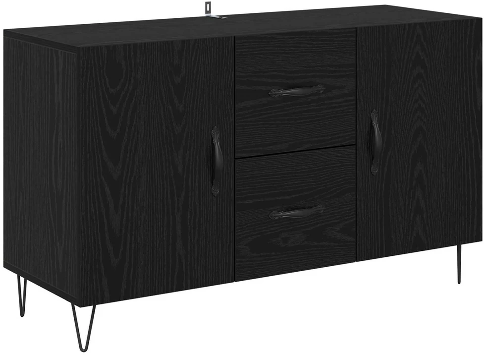 Kabalas Juodas ąžuolas 100 x 36 x 60 cm Apdirbta mediena