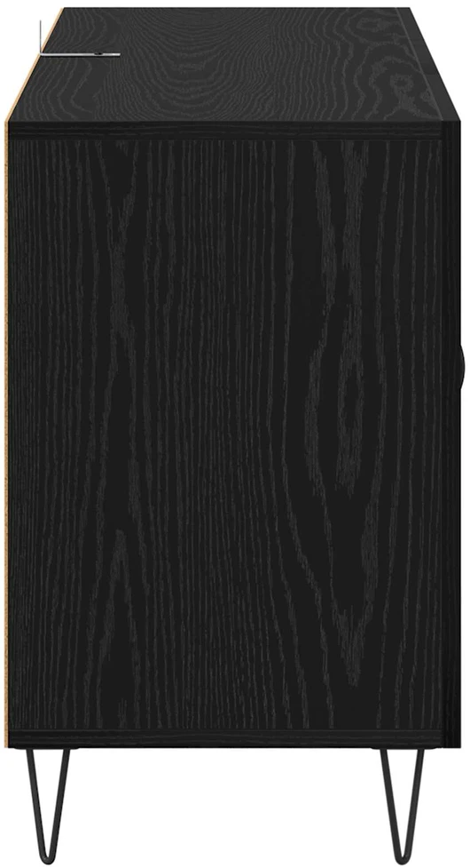Kabalas Juodas ąžuolas 100 x 36 x 60 cm Apdirbta mediena