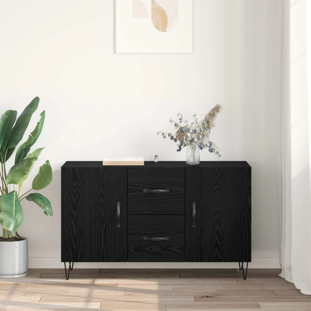 Kabalas Juodas ąžuolas 100 x 36 x 60 cm Apdirbta mediena