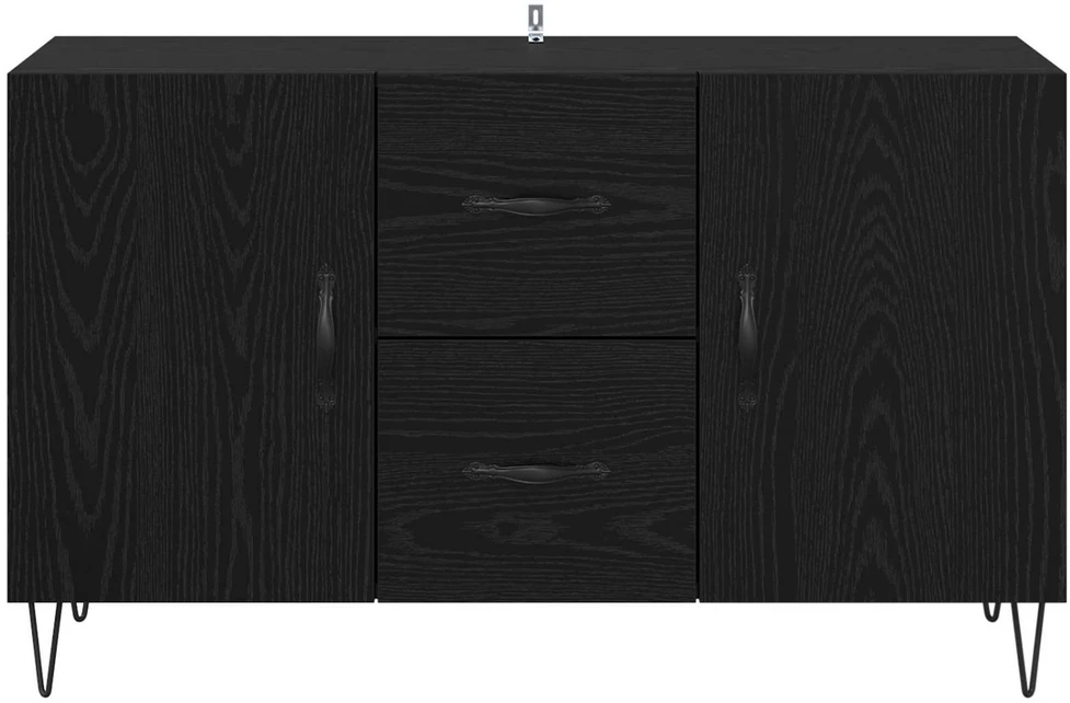 Kabalas Juodas ąžuolas 100 x 36 x 60 cm Apdirbta mediena