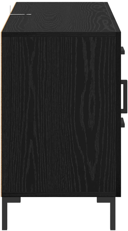 Kabalas Juodas ąžuolas 100 x 36 x 60 cm Apdirbta mediena