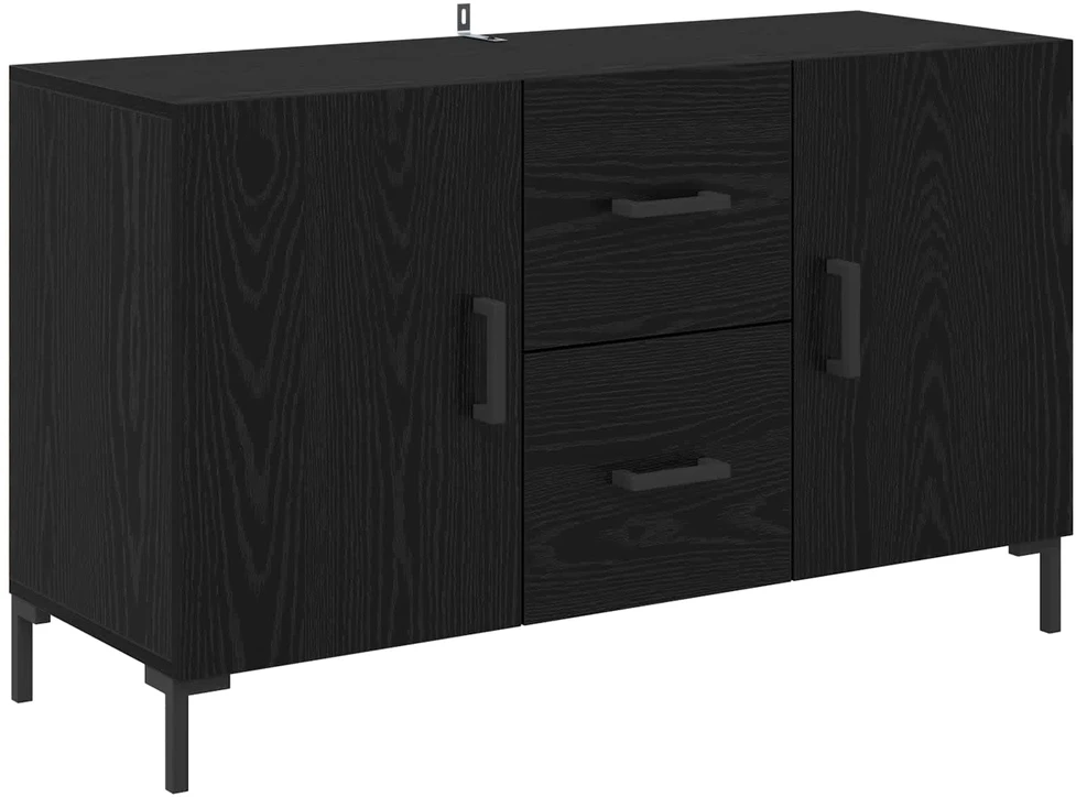 Kabalas Juodas ąžuolas 100 x 36 x 60 cm Apdirbta mediena