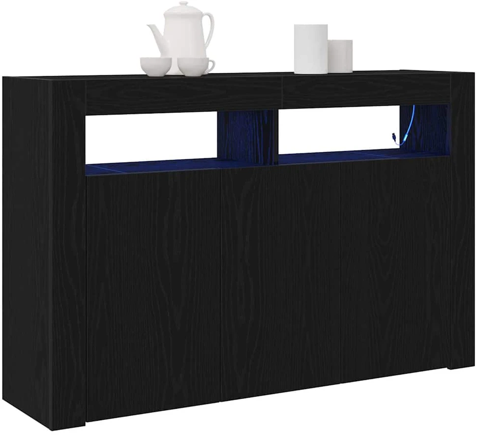 Kabalas Juodas ąžuolas 116 x 30 x 75 cm Apdirbta mediena