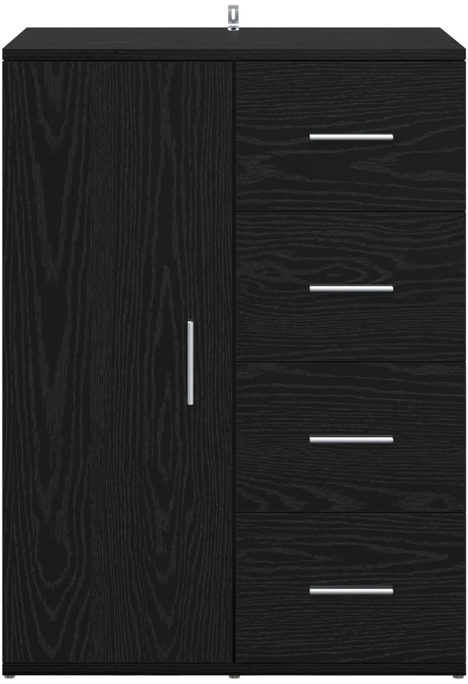 Kabalas Juodas ąžuolas 59 x 39 x 80 cm Apdirbta mediena