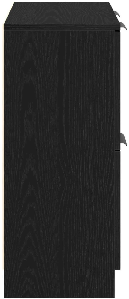 Kabalas Juodas ąžuolas 60 x 30 x 70 cm Apdirbta mediena