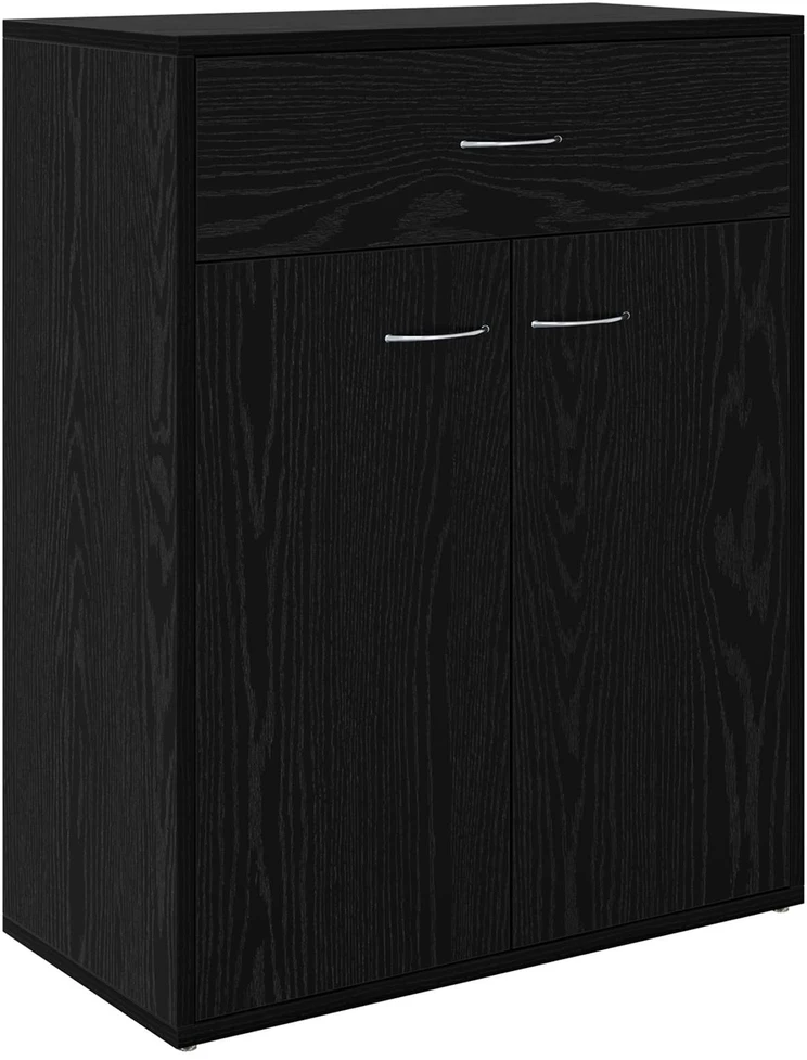 Kabalas Juodas ąžuolas 60 x 30 x 75 cm Apdirbta mediena