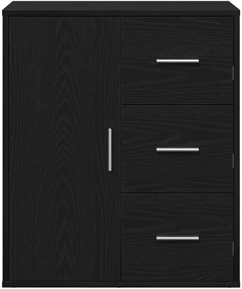 Kabalas Juodas ąžuolas 60 x 31 x 70 cm Apdirbta mediena