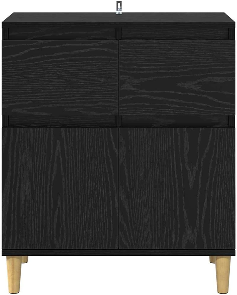 Kabalas Juodas ąžuolas 60 x 35 x 70 cm Apdirbta mediena