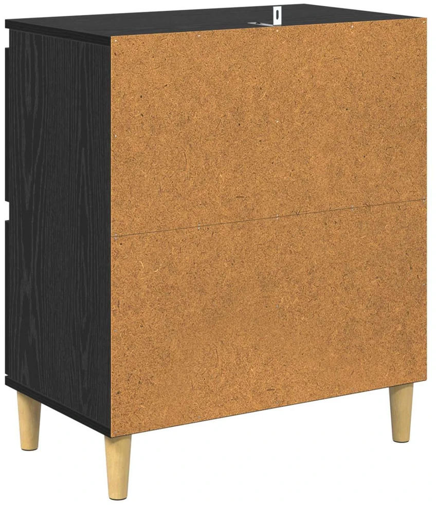 Kabalas Juodas ąžuolas 60 x 35 x 70 cm Apdirbta mediena