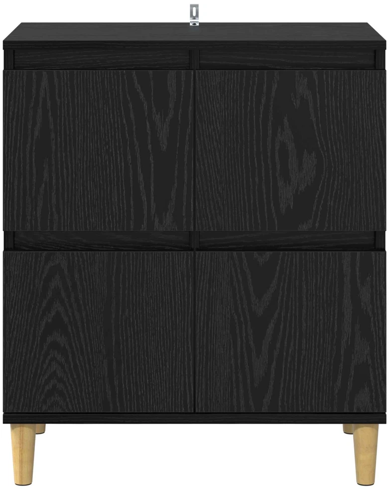 Kabalas Juodas ąžuolas 60 x 35 x 70 cm Apdirbta mediena