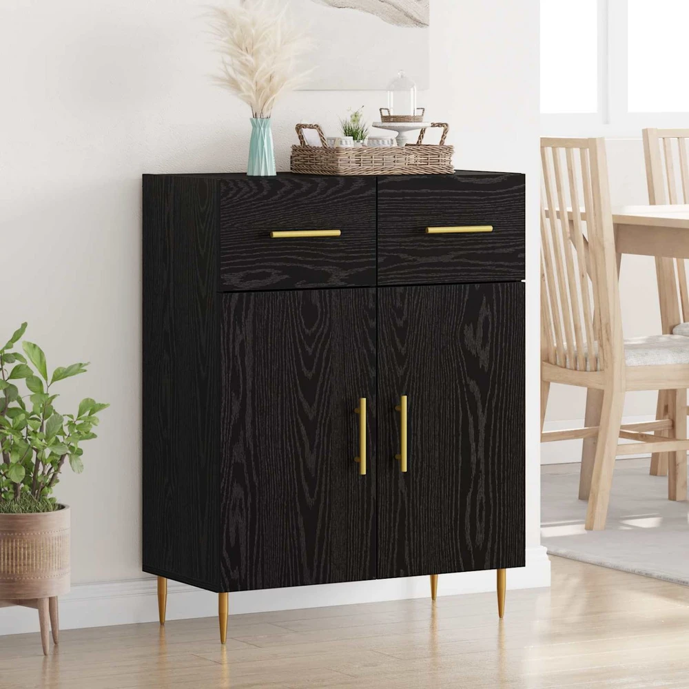 Kabalas Juodas ąžuolas 69,5 x 34 x 90 cm Apdirbta mediena