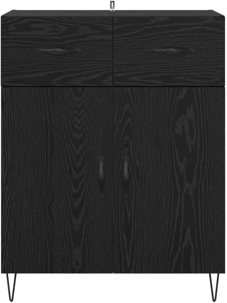 Kabalas Juodas ąžuolas 69,5 x 34 x 90 cm Apdirbta mediena