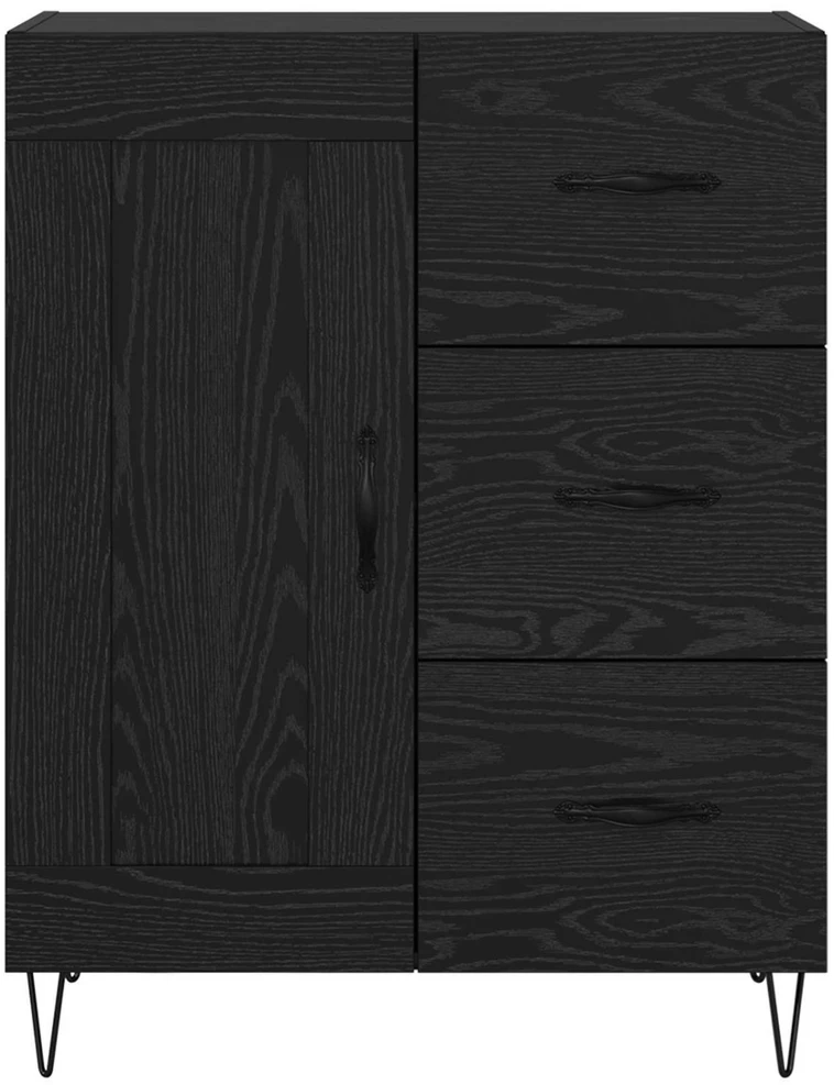 Kabalas Juodas Ąžuolas 69,5 x 34 x 90 cm Dirbtinė mediena