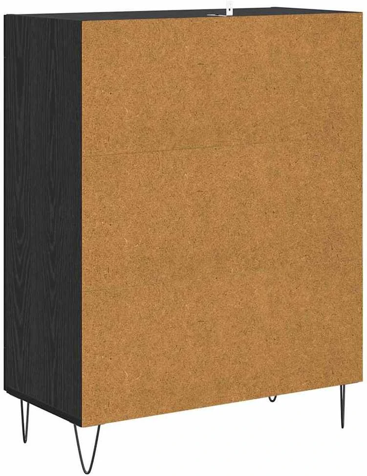 Kabalas Juodas ąžuolas 69,5 x 34 x 90 cm Apdirbta mediena