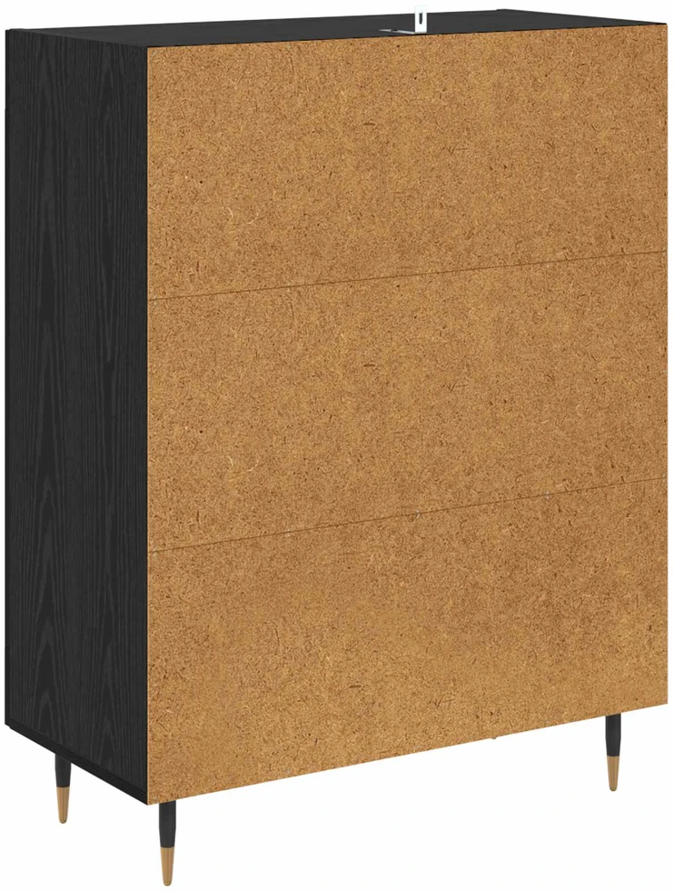 Kabalas Juodas ąžuolas 69,5 x 34 x 90 cm Apdirbta mediena