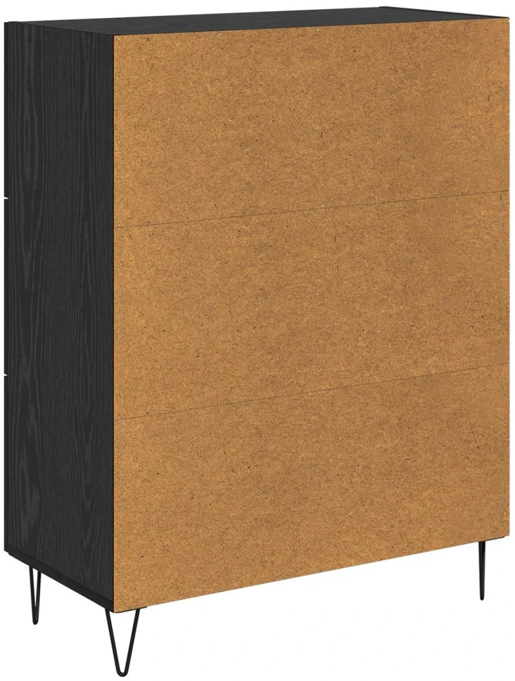 Kabalas Juodas Ąžuolas 69,5 x 34 x 90 cm Dirbtinė mediena