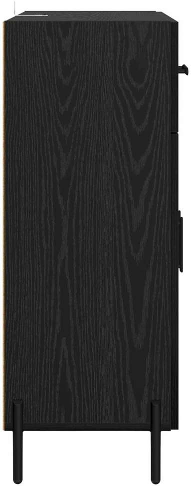 Kabalas Juodas ąžuolas 69,5 x 34 x 90 cm Apdirbta mediena