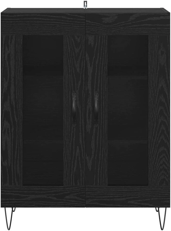 Kabalas Juodas ąžuolas 69,5 x 34 x 90 cm Apdirbta mediena