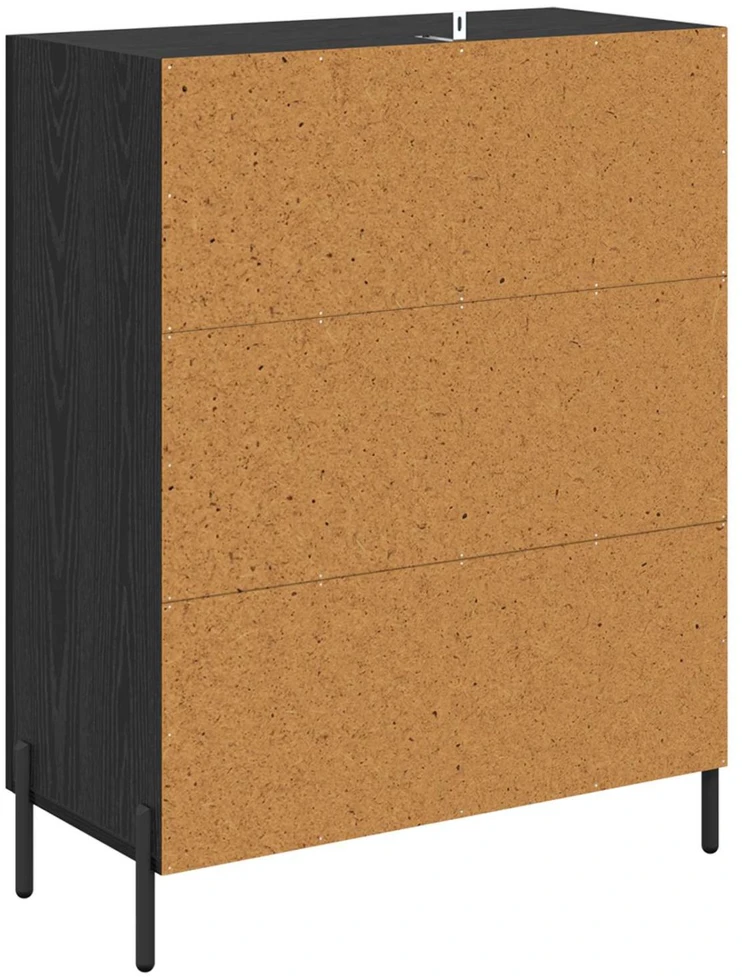 Kabalas Juodas ąžuolas 69,5 x 34 x 90 cm Apdirbta mediena