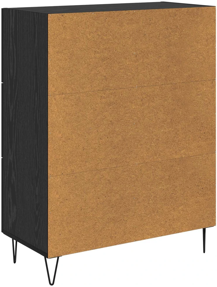 Kabalas Juodas Ąžuolas 69,5 x 34 x 90 cm Dirbtinė mediena