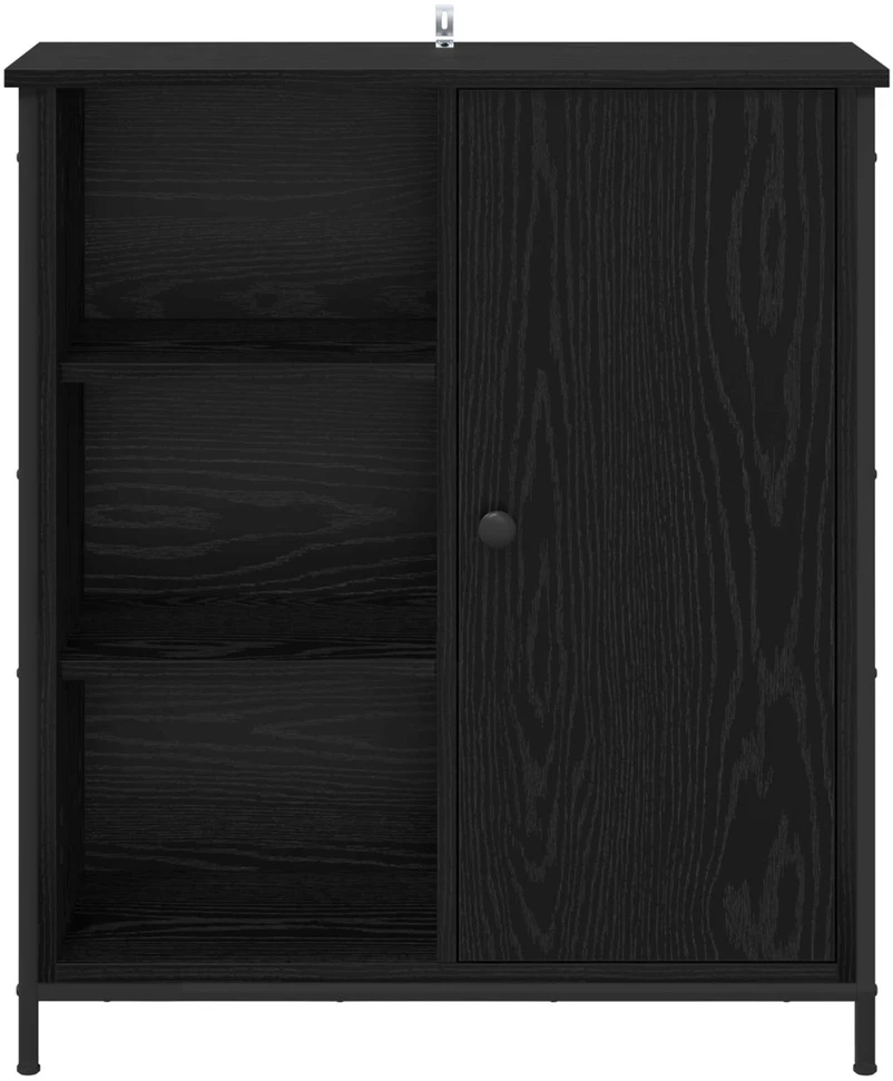 Kabalas Juodas ąžuolas 70 x 30 x 80 cm Apdirbta mediena