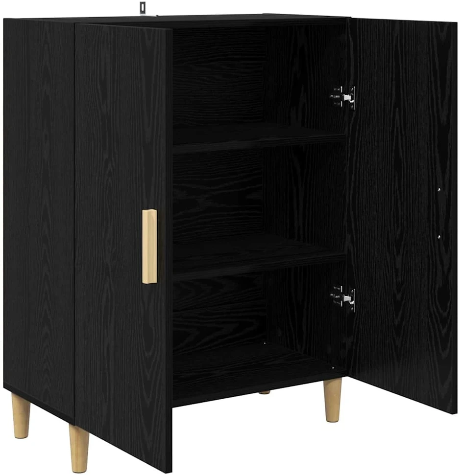 Kabalas Juodas ąžuolas 70 x 34 x 90 cm Apdirbta mediena