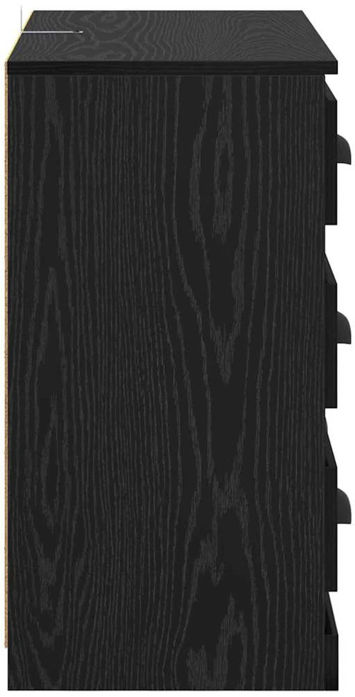 Kabalas Juodas ąžuolas 70 x 35,5 x 67,5 cm Apdirbta mediena