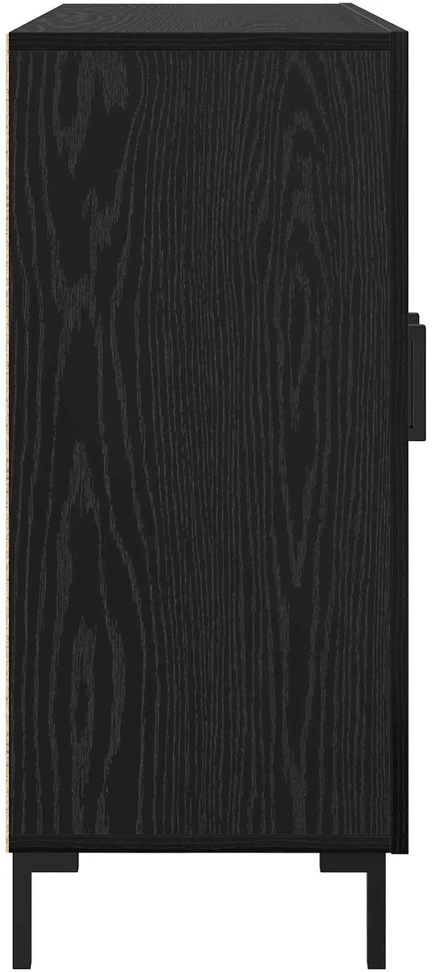 Kabalas Juodas ąžuolas 90 x 34 x 80 cm Apdirbta mediena