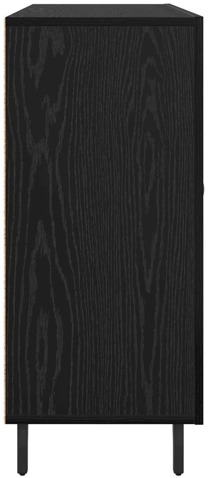 Kabalas Juodas ąžuolas 90 x 34 x 80 cm Apdirbta mediena