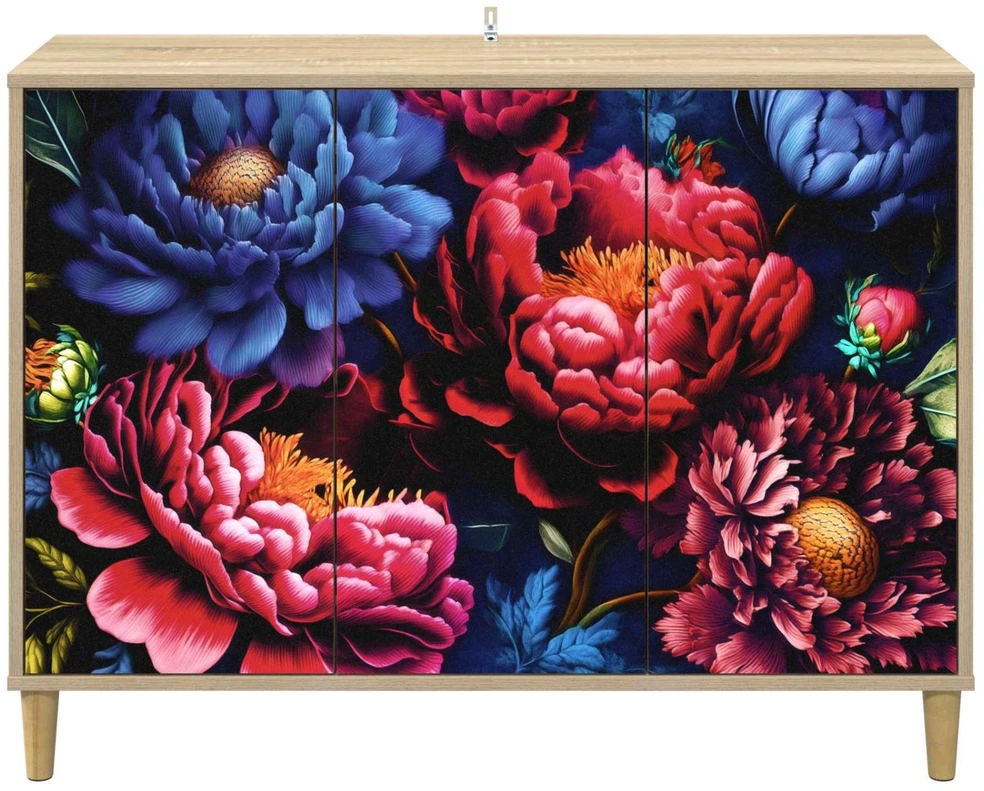 Kabalas KIEL Sonoma ąžuolo 102 x 33 x 75 cm Apdirbta mediena
